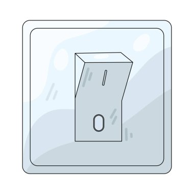 Bir anahtar, ışık ve elektronik aygıtlar gibi sınıf ekipmanlarının kontrolünü temsil eder.