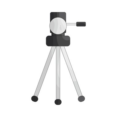Bir tripod kameraları dengede tutar..