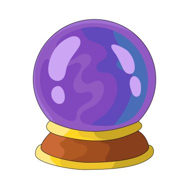 Sihirli top falcıyı ve mistik cadılar bayramı büyüsünü temsil eder..