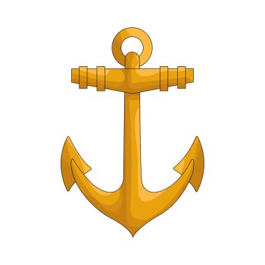 Bir çapa deniz kuvvetlerini sembolize eder, istikrar, güç ve deniz askeri operasyonlarını temsil eder..