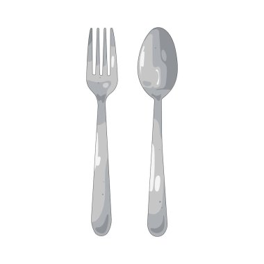 Bir kaşık ve çatal yemek servis etmek ve yemek yemek için kullanılan temel yemek malzemeleridir..