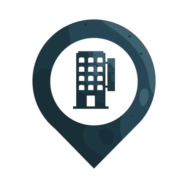 Otel konumu gezginler ve turistler için konaklama yerleri gösteriyor.