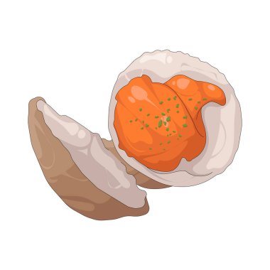 Deniz tarağı doğal tatlı bir tadı olan hassas bir kabuklu deniz ürünüdür. Genellikle hassas bir tat için kızartılır ya da kızartılır..