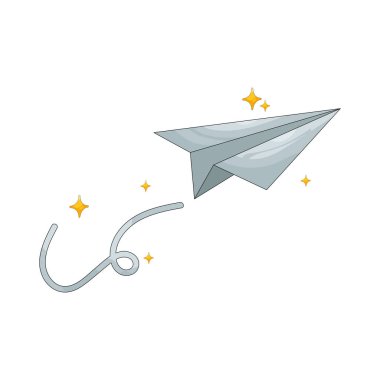 Kağıt uçak basit ama yaratıcı fikirlerin uçuşunu simgeler.