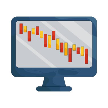 Bir şamdan kaybı, düşen hisse senedi fiyatları ve olumsuz piyasa performansını temsil ediyor.