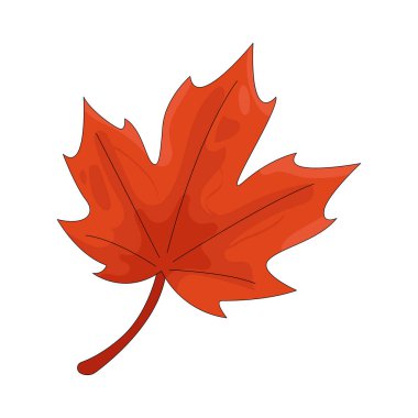 Bir sonbahar yaprağı, sarı, turuncu veya kırmızının canlı tonlarına dönüşürken mevsimsel değişimleri temsil eder..