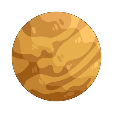 Venüs, sık sık gökyüzünde parlayan parlak bir gezegendir. Parlaklığı ve yoğun atmosferik güzelliği simgeler..