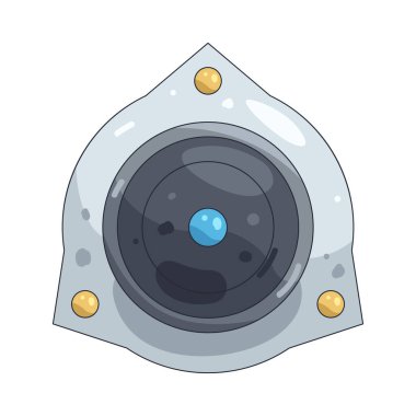 Bir destek bağlantısı araç gövdesine süspansiyon desteğini bağlar ve yol titreşimlerini emer.