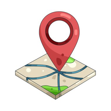 Konum iğnesi, belirli bir yeri veya hedefi vurgulamak için dijital veya yazdırılmış haritalarda kullanılan bir işaret simgesidir..