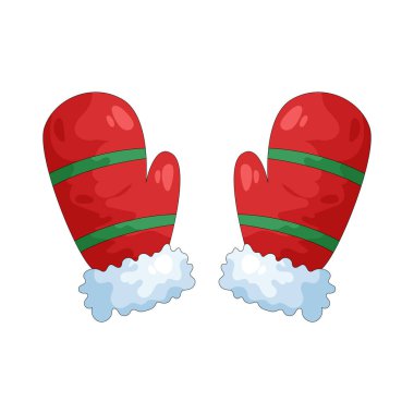 Eldivenler, karda oynarken elleri soğuktan koruyan yalıtımlı el örtüleridir..