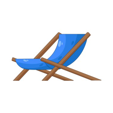 Plaj sandalyesi deniz manzarasının keyfini çıkarırken rahatlamayı temsil eder..