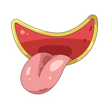 Dili açık bir ağız, alaycı ve şakacı bir aptallığı ifade eder..