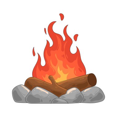 Şenlik ateşi, sıcaklık, ışık ve toplanma hissi veren büyük, açık alevleri temsil eder..