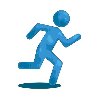 Koşu sembolü acil tahliye durumlarında hızlı bir şekilde güvenliği temsil ediyor..