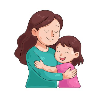 Anne sarılması rahatlığı, güvenliği ve duygusal sıcaklığı temsil eder..