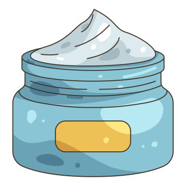 Krema kavanozu nemlendirici veya tedavi kremlerini tutmak için kullanılan bir kaptır..