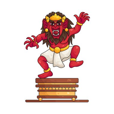 Ogoh Ogoh, kötü ruhları sembolize eden ve genellikle Nyepi Günü 'nden önce negatif güçleri uzaklaştırmak için sokaklarda sergilenen geleneksel bir Bali heykelidir..