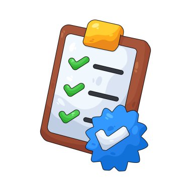 Tamamlanmış bir görevi olan bir kontrol listesi ilerlemeyi, verimliliği ve başarılı bir şekilde bitirilmiş çalışmayı temsil eder..