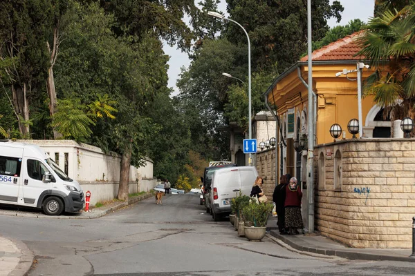 Günlük yaşam görüşü bir uskudar, istanbul caddesinden