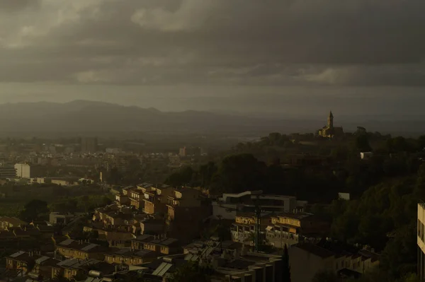 Barselona şehrinin manzarası