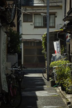 Japon kırsalında yürürken karşılaşacağınız yaygın bir manzara.