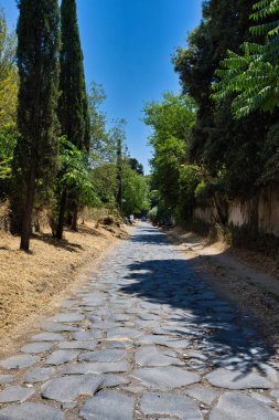 Roma, İtalya 'ya seyahat, Appian Yolu' nu ziyaret etmeden olmamalı..