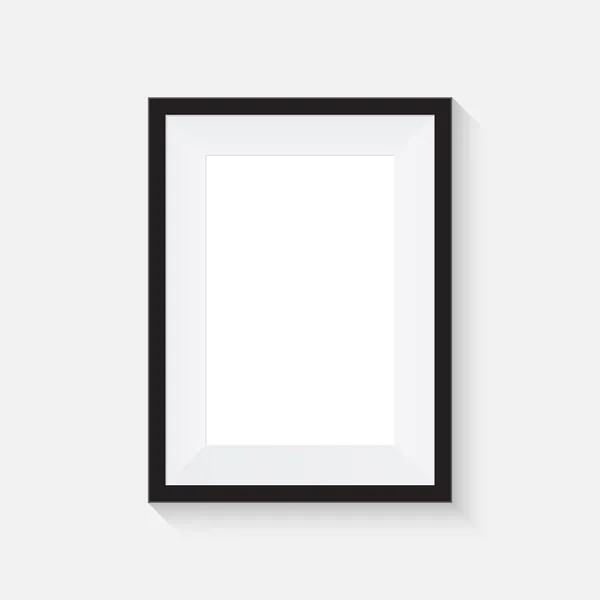 Realistic picture frame mockup. vector art frame mockup — Stock Vector