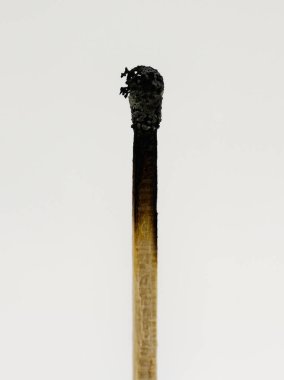 Yakından izole edilmiş kibrit çöpü. Yüksek kalite fotoğraf