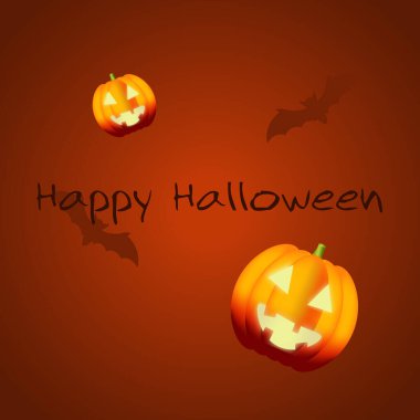 Happy Halloween. Postcard template with a magic potion and bat