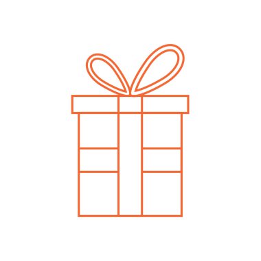 vektör hediye kutusu simgesi