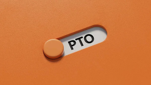 Slayt anahtarı yazım ve yazım işlerinde ücretli izin süresi. Slayt anahtarı yazım, iş konsepti 3D yorumlama..