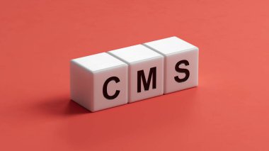 cms, questions and answer on tahtadan küp. Ahşap küplere yakın çekim, İş Konsepti 3D yorumlama.