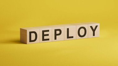 İş ahşap küpleri. Metin içerikli tahta küpler. Finansal. Finansman. Ahşap küplerin kapanışı, İş Konsepti 3D.