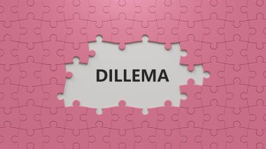 Yapboz parçaları ve kayıp parçaları. Finansal. Finansman. Yapboz parçalarını eksik parçalarla kapat, İş Konsepti 3D görüntüleme.