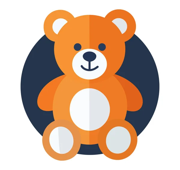 Tatlı turuncu oyuncak, çocukluğu temsil eden bir resim, masumiyet, oyun, çocuklar, aşk ve konfor.