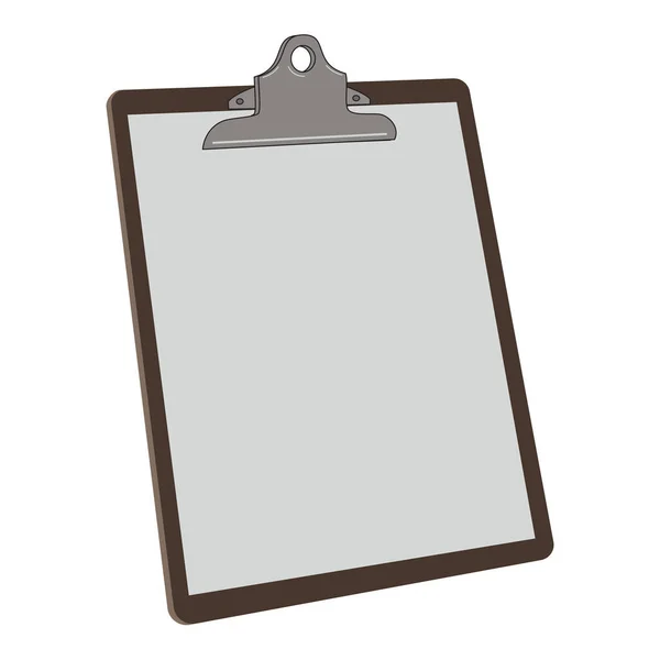 Pano vektör illüstrasyonu, Boş belge sahibi simgesi, notlar ve organizasyon için Vektör grafiği