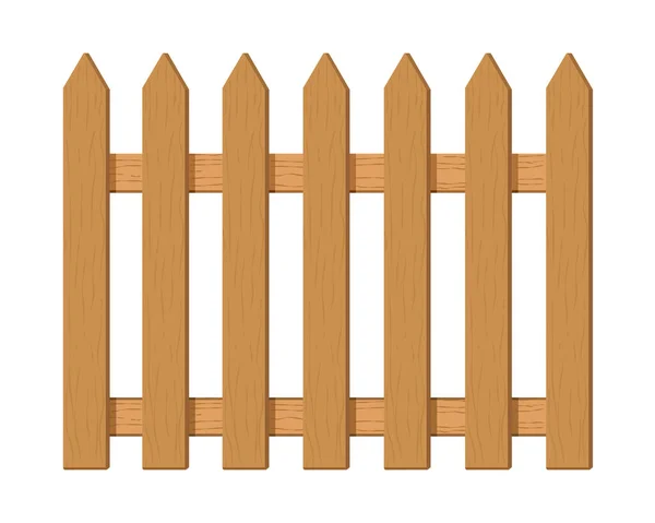 Tahta çit vektörü, grev bariyeri illüstrasyonu, bahçe ve sınır tasarımları için grafiksel çizimler