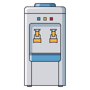 Ofis ve ev için elektrikli modern su dağıtıcısı, ferahlatıcı sıcak ve soğuk su sağlıyor..