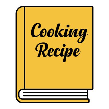 Sarı yemek tarifi kitabı, mutfak sanatı, ev yemekleri ve gurme yemekleri için mükemmel..