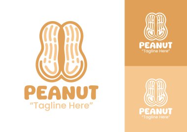 Organik çiftlikler, gıda şirketleri ve sağlıklı yaşam tarzı markaları için kaliteli fıstık logosu tasarımı..