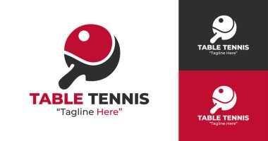 Modern ve şık masa tenisi logosu çevikliği ve hızlı refleksleri temsil eder. Rekabetçi takımlar için mükemmeldir..