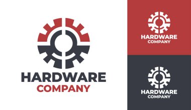 Modern bir minimalist donanım şirketi logosu araç endüstrisi markaları, üretim şirketleri ve endüstriyel tedarikçiler için idealdir..