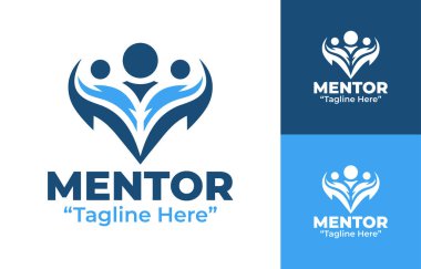 Profesyonel danışmanlar, koçluk kurumları ve liderlik danışmanları için geliştirilmiş modern bir minimalist danışmanlık logosu.