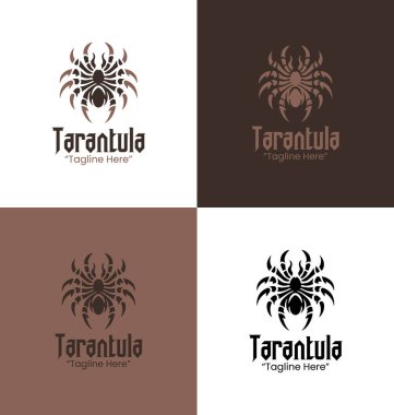 Vahşi yaşam temalarını ve açık hava markalarını temsil edecek güçlü bir Tarantula amblemi arayan markalar için uygundur..