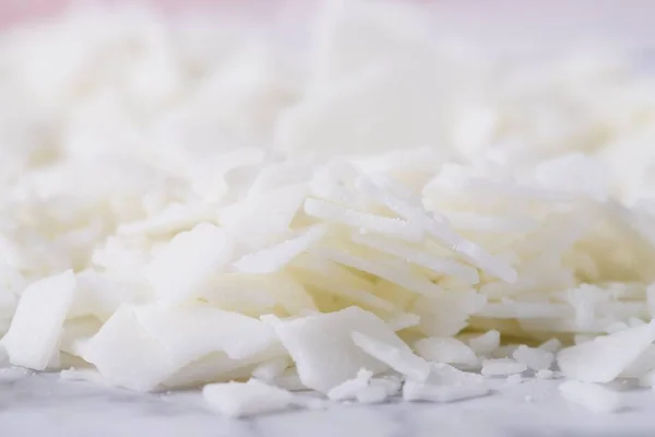 Mum yapımı için beyaz soya gevreği, doku arka planı
