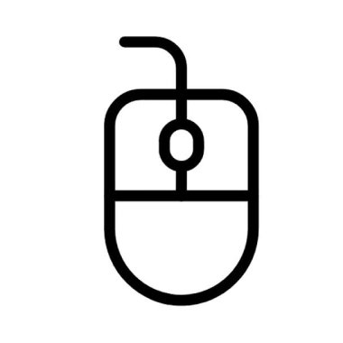 bilgisayar fare simgesi vektör illüstrasyonu