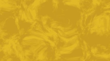 Yumuşak akışkan organik hareketli soyut altın sarısı sıvı arka plan. Ilık kehribar akışkan dalgaların kusursuz döngüsü, lüks arka planlar, şenlikli kutlamalar ve zarif hareketli grafikler için ideal.