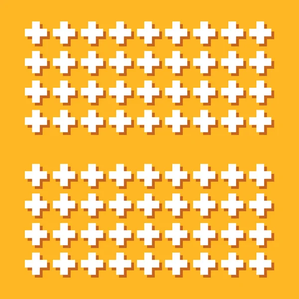 Artı işaretsiz desen vektör çizimi