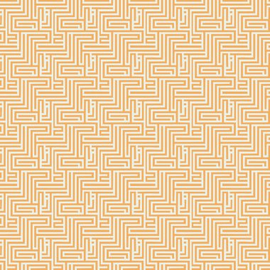 Altın labirentli kusursuz desen. Soyut bulmaca oyunu arka plan vektör çizimi.