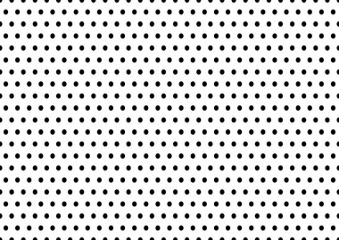 Siyah benekli desen dokusu